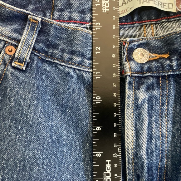 Vintage Levi’s 550 Relaxed Fit Tapered Leg High Waisted Mom Jeans size 16s - Picture 7 of 8